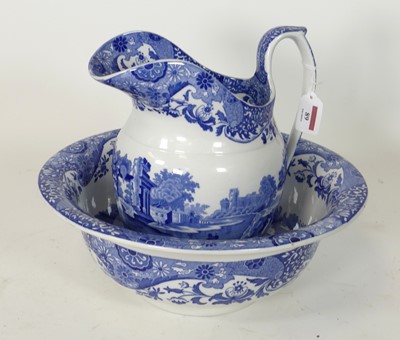 Lot 89 - A Copeland Spode Italian pattern wash jug and...
