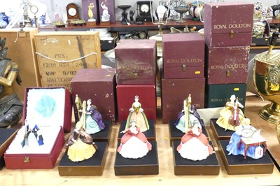 Lot 109 - A group of nine Royal Doulton musician figures,...