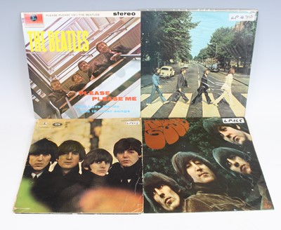 Lot 1100 - The Beatles - a collection of eight LPs,...
