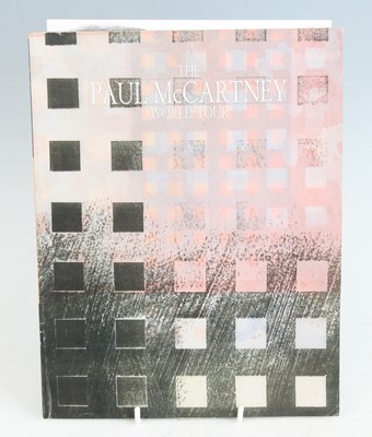 Lot 1255 - Paul McCartney, a 1990 World Tour Programme,...