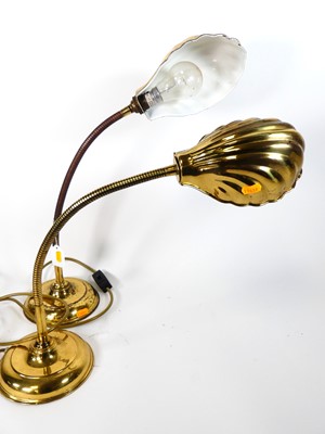 Lot 12 - A pair of contemporary table lamps in the...