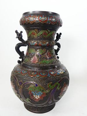 Lot 16 - A contemporary Chinese cloisonne enamelled...