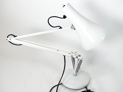 Lot 19 - An Anglepoise Model 90 white desk lamp, of...