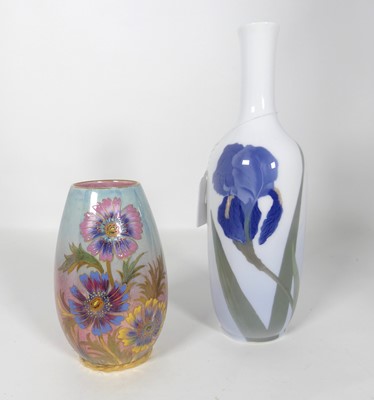 Lot 188 - A Royal Copenhagen porcelain vase, decorated...