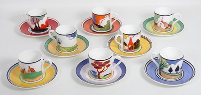 Lot 200 - A collection of Wedgwood coffee cans and...