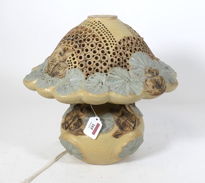 Lot 165 - A Bernard Rooke studio pottery table lamp and...
