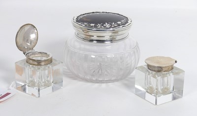 Lot 202 - A George V dressing table tidy, having a...