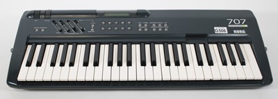 Lot 1367 - A Kord 707 Performing Synthesizer, in soft...