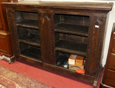 Lot 1127 - A made-up provincial joined oak dresser base,...