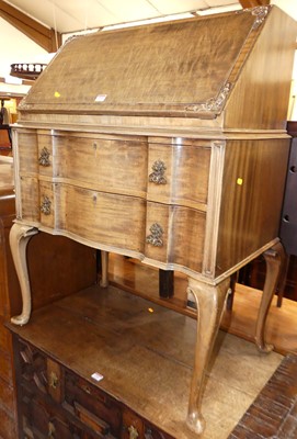 Lot 1253 - An early 20th century faded mahogany...