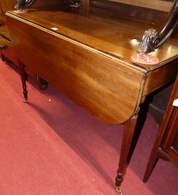 Lot 1203 - A Regency mahogany Pembroke table, having...