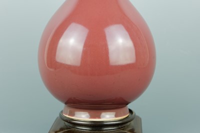 Lot 88 - A fine Chinese copper-red-glazed yuhuchun vase,...