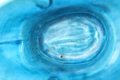 Lot 77 - A pair of Chinese turquoise-glazed ritual wine...