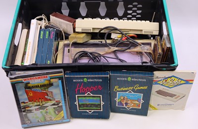 Lot 1535 - Collection of Acornsoft consoles, games and...