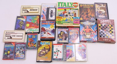 Lot 2026 - Collection of Commodore 64 and similar gaming...