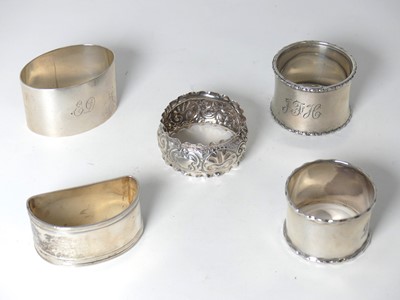 Lot 273 - A collection of five Edwardian and later...