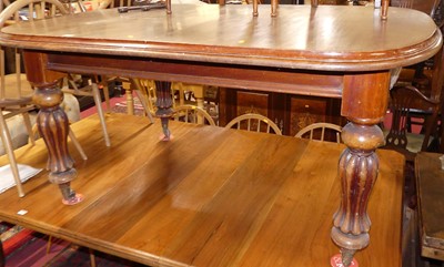 Lot 1313 - A mid-Victorian mahogany extending dining...