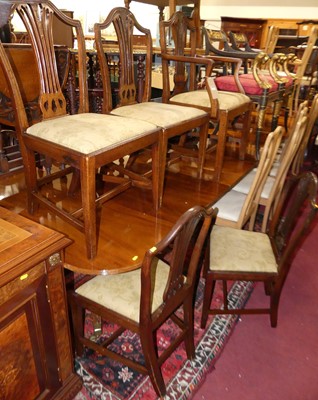 Lot 1321 - A set of seven 19th century mahogany...