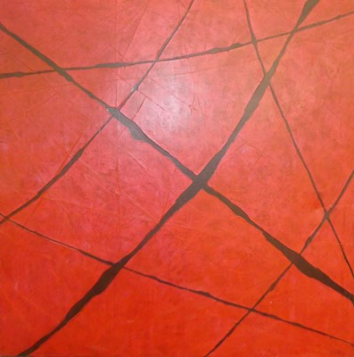 Lot 1014 - Jane Grisewood - untitled, acrylic on canvas,...