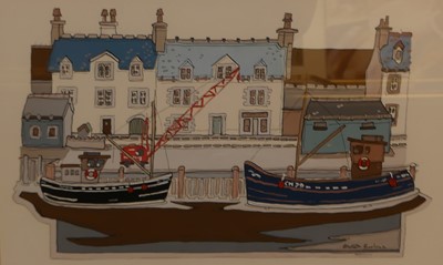 Lot 1017 - Alistair Buchanan - Two boats and the Big...