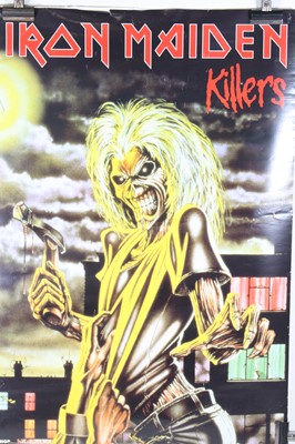 Lot 1339 - Iron Maiden, an advertising poster for Killers,...