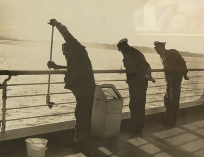 Lot 1022 - Pauline Johnston - The Cleaner, monochrome...