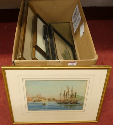Lot 1048 - Assorted watercolours, to include Teignmouth...