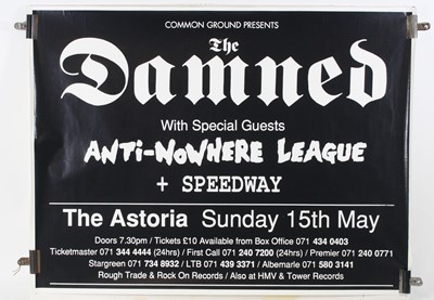 Lot 1347 - The Damned, a concert poster for The Astoria...