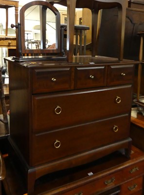 Lot 1366 - Stag Minstrel bedroom furniture, to include; a...