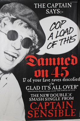 Lot 1352 - A collection of 3 various Captain Sensible...