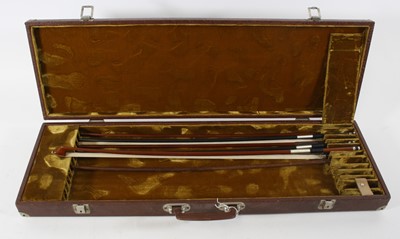 Lot 1394 - A collection of six bows to include Garner...