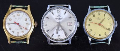 Lot 358 - An Arden gold plated wristwatch, with Incabloc...