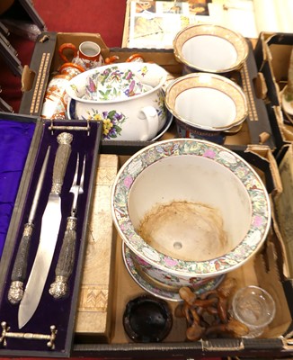 Lot 664 - A walnut marquetry inlaid writing slope,...