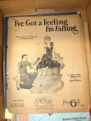 Lot 666 - A collection of various sheet music