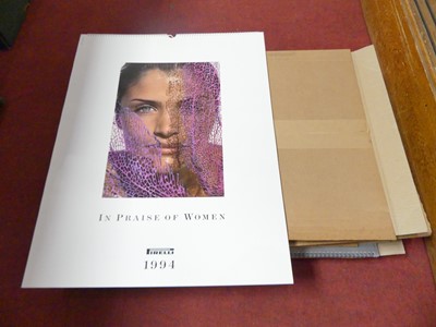 Lot 618 - A collection of Pirelli calendars