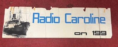 Lot 662 - A Radio Caroline 199 FM poster