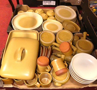 Lot 672 - Two trays of Denby Ode stoneware dinnerwares
