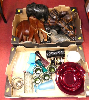 Lot 600 - Two trays of miscellaneous items, to include...
