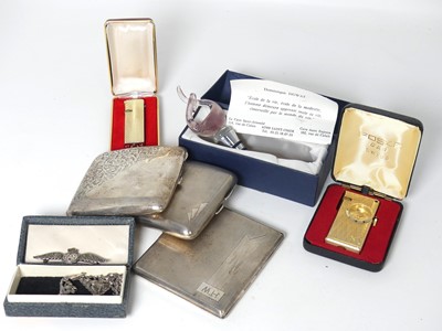 Lot 292 - A group of three Edwardian and later silver...