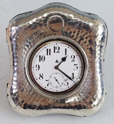 Lot 385 - A gent's nickel cased Goliath keyless pocket...