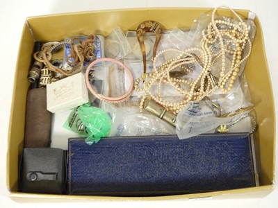 Lot 438 - A collection of costume jewellery, to include...
