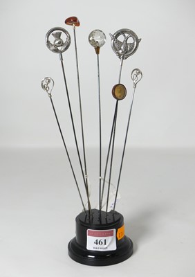 Lot 461 - A collection of Edwardian and later silver hat-...