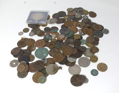 Lot 475 - A collection of Great British and world coins,...