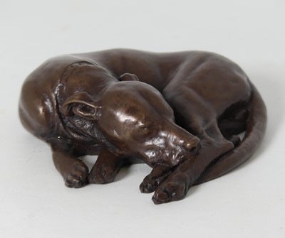 Lot 539 - Debra Scoldwell (b. 1960) - Sleeping Dog, a...