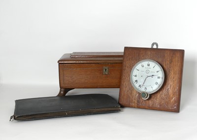 Lot 540 - An early 20th century French dashboard clock,...