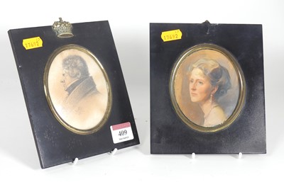 Lot 409 - Early 20th century English school - Head and...