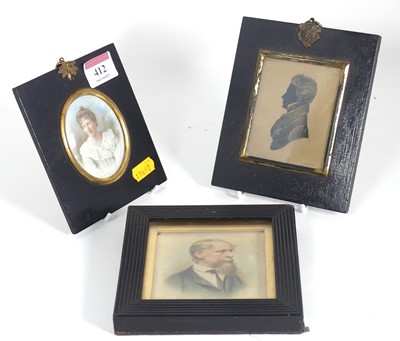 Lot 412 - Early 20th century English school - Head and...