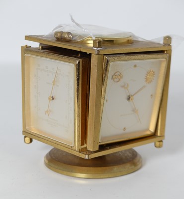 Lot 498 - An Imhof combination clock/weather station in...