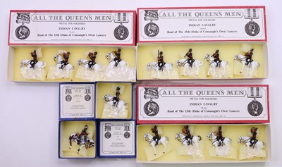 Lot 1575 - All the Queen's Men boxed soldier group, 5...
