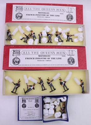 Lot 1570 - All the Queens Men boxed Waterloo French...